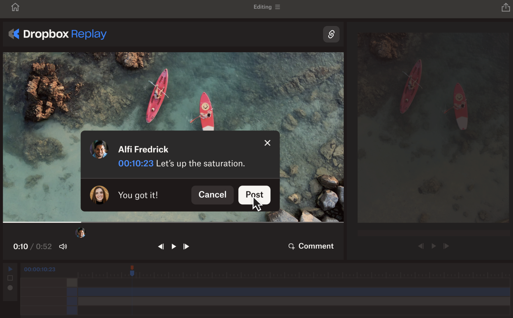 Dropbox Replay’s new feature with Avid Media Composer