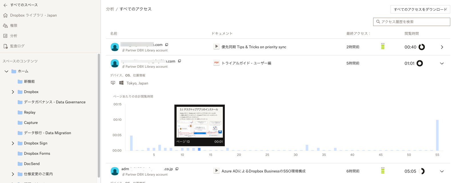 8. サイトの分析情報